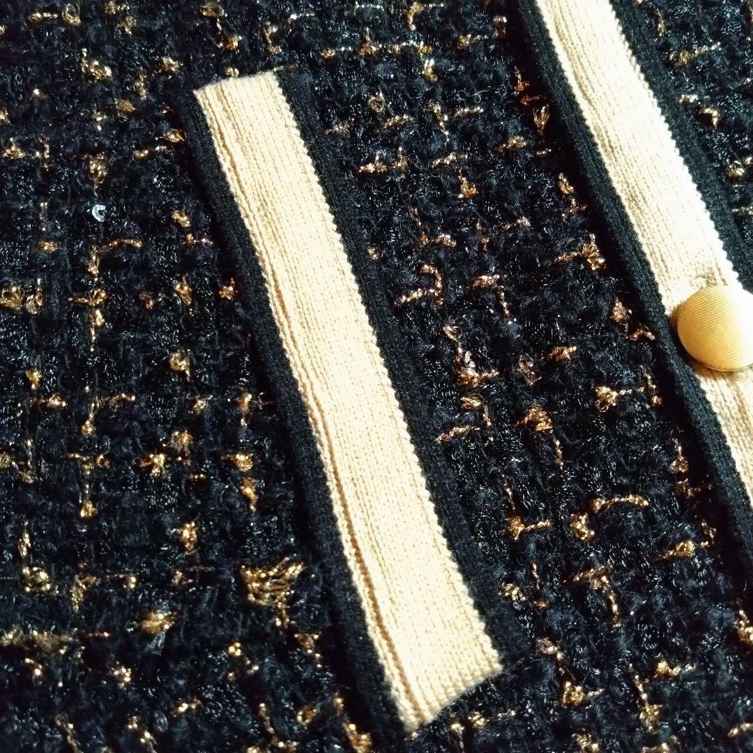 ぷーさん様リクエスト TOMORROWLAND ニットコンビツイード ジャケット