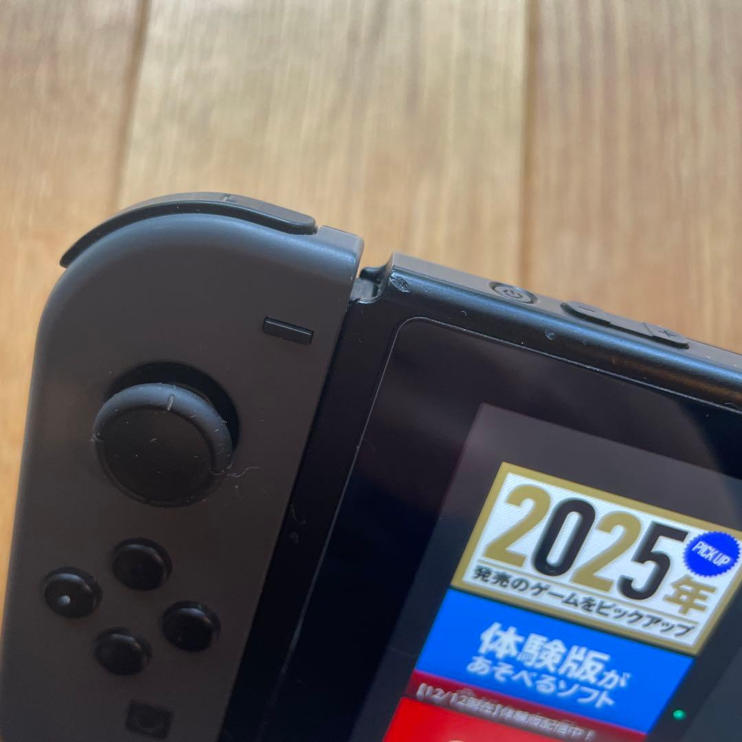 Nintendo Switch ニンテンドースイッチ グレー 本体 ジャンク