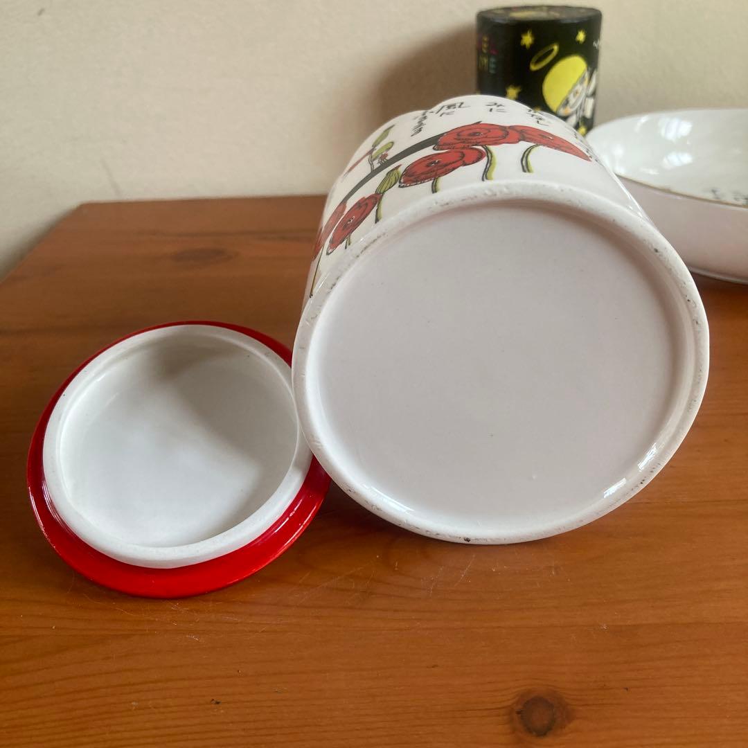 やなせたかし エンジェルチャイム 皿 キャンディポット 3点まとめて まとめ売り