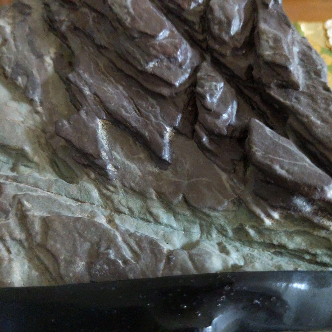 【最終価格】 紫雲石 台座付 水石 盆石