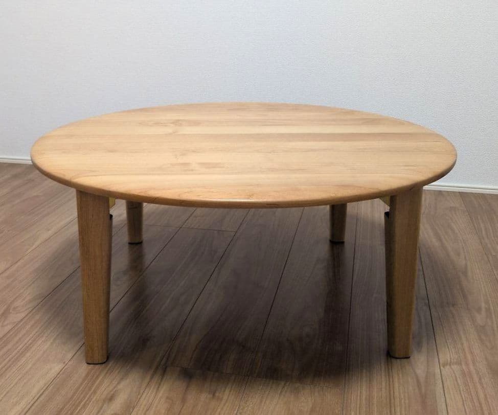 【送料込み】ISEKI ERIS アルダー材 ローテーブル 79cm