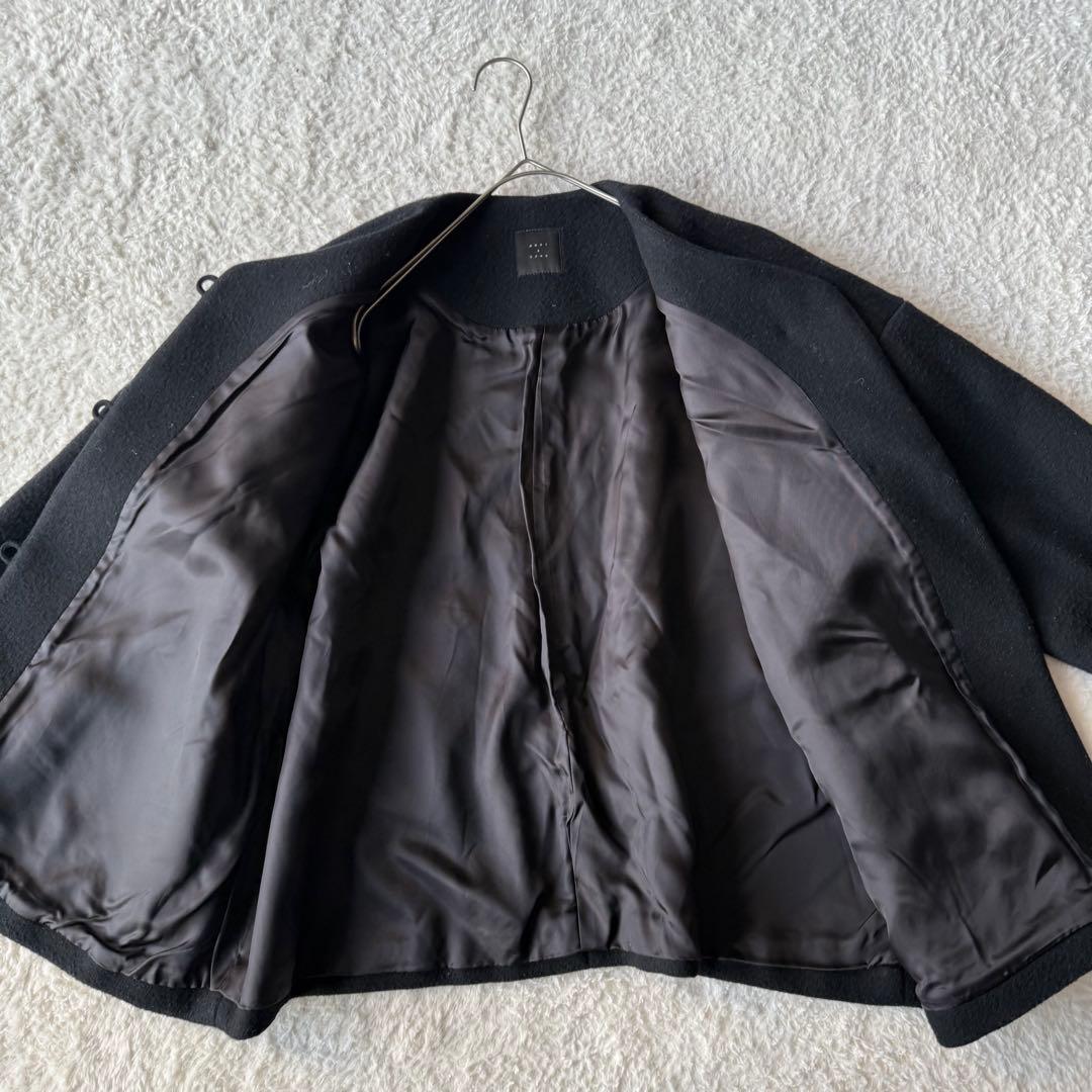 オオカミとフクロウ オオカミとシロクマのヴィーカ ノーカラー ブラック 美品