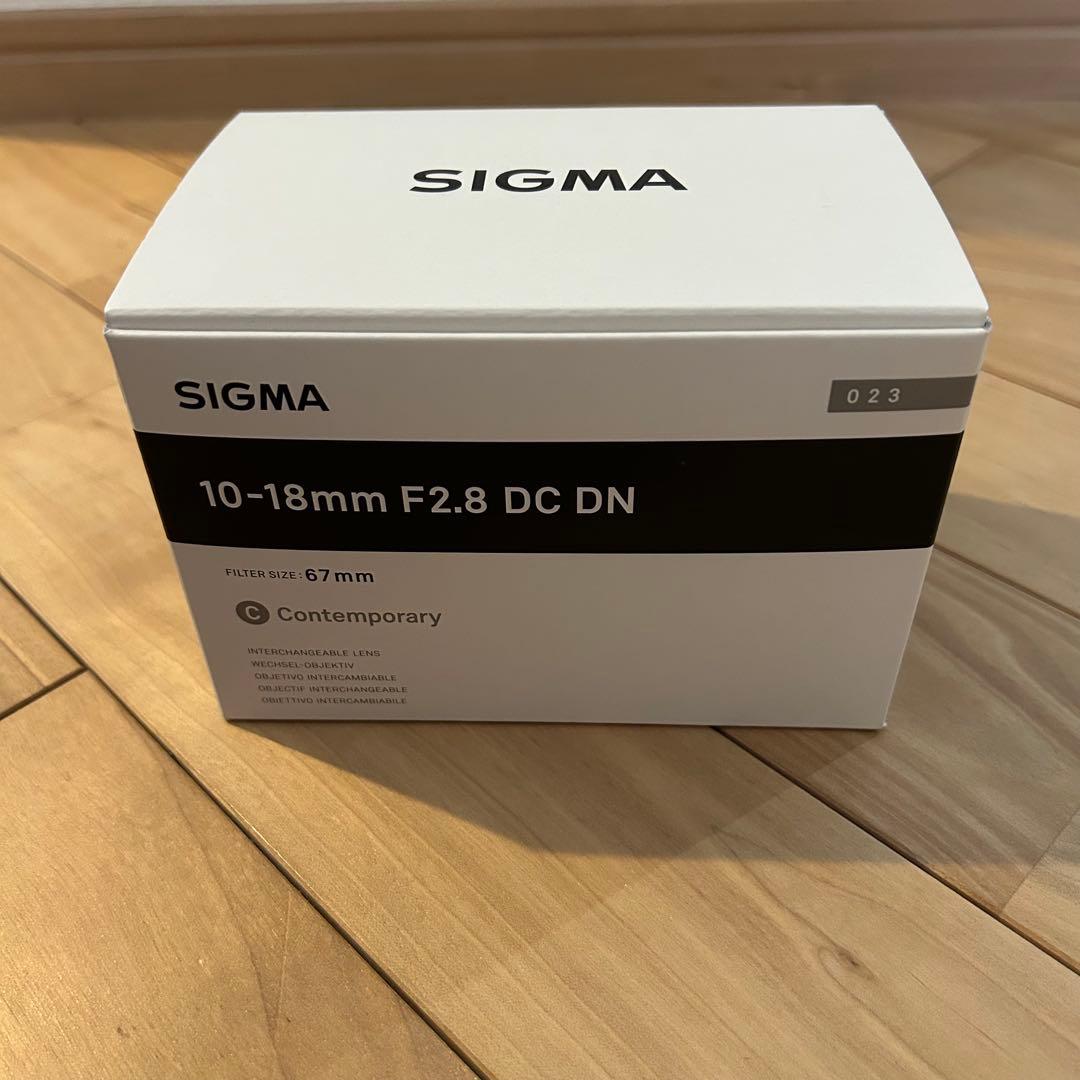 【美品】sigma 10-18mm f2.8 Eマウント