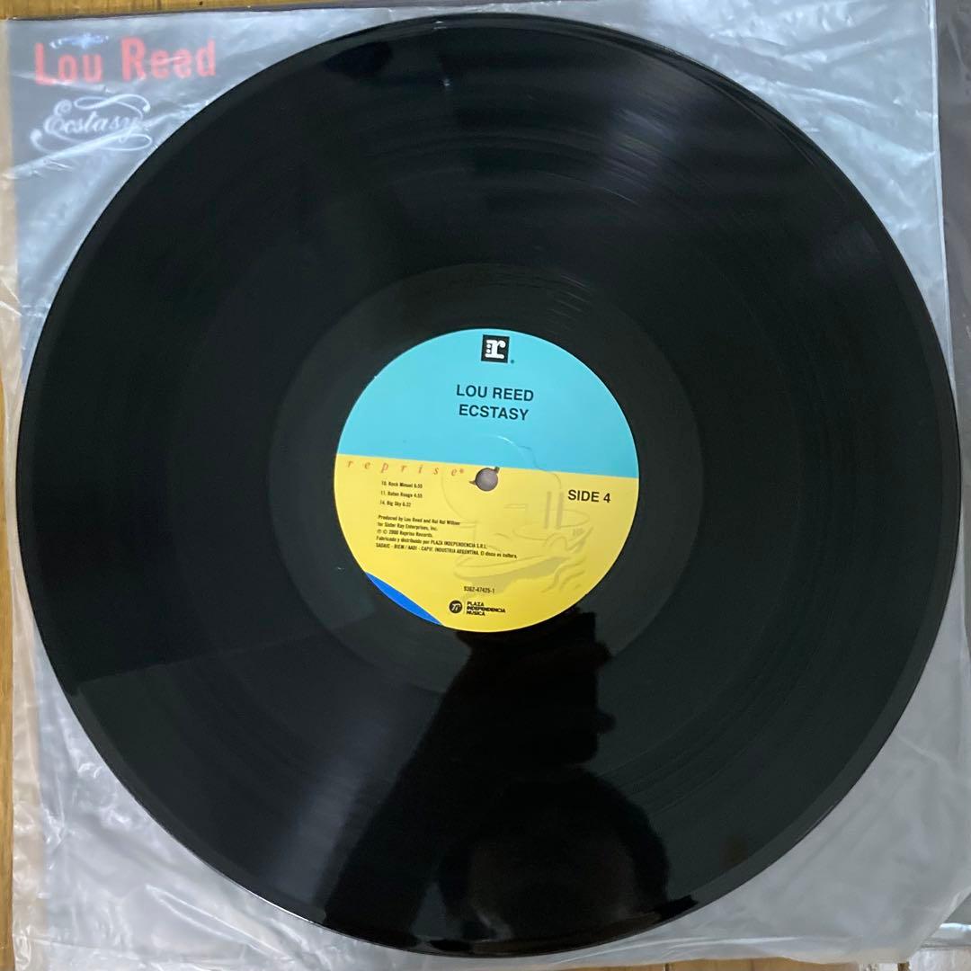 稀少アルゼンチン轟音ルーリード写真集付エクスタシーLou Reedレコード