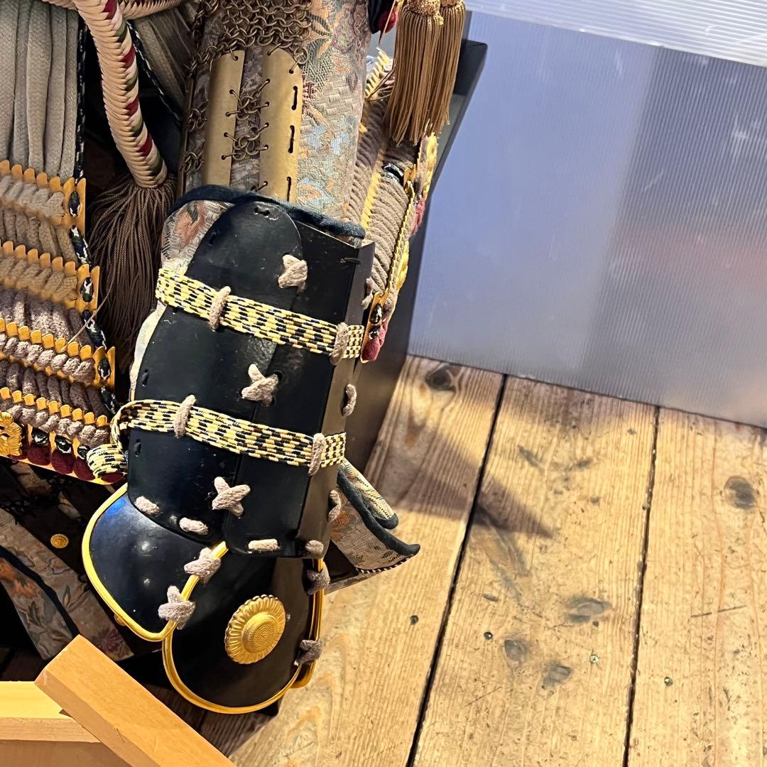 子供着用鎧　将　延享　景光作　兜　置物　五月人形　初節句　大きいサイズ