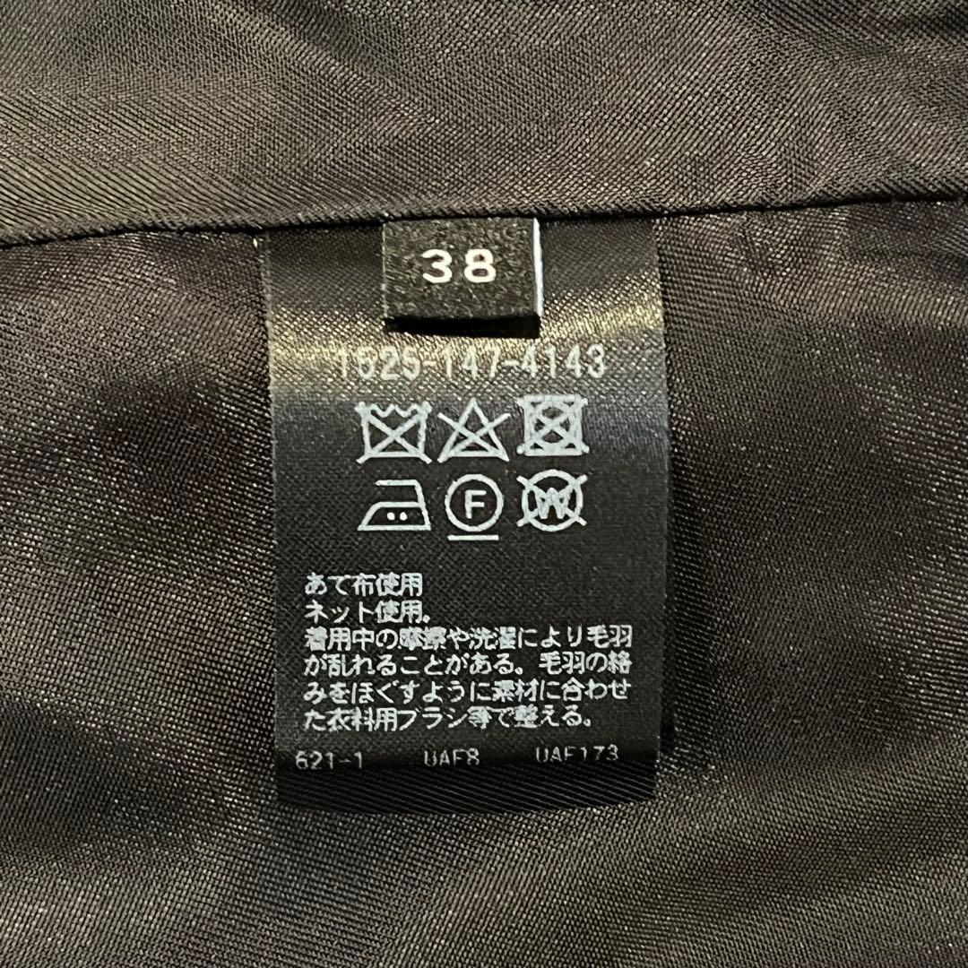 UNITED ARROWS 極美品　Aライン ノーカラー ミドル丈 コート