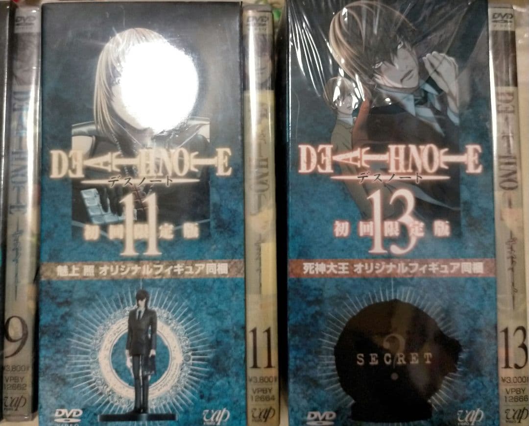 デスノート DVD 全巻 初回限定版 オリジナルフィギュア同梱 全13巻セット