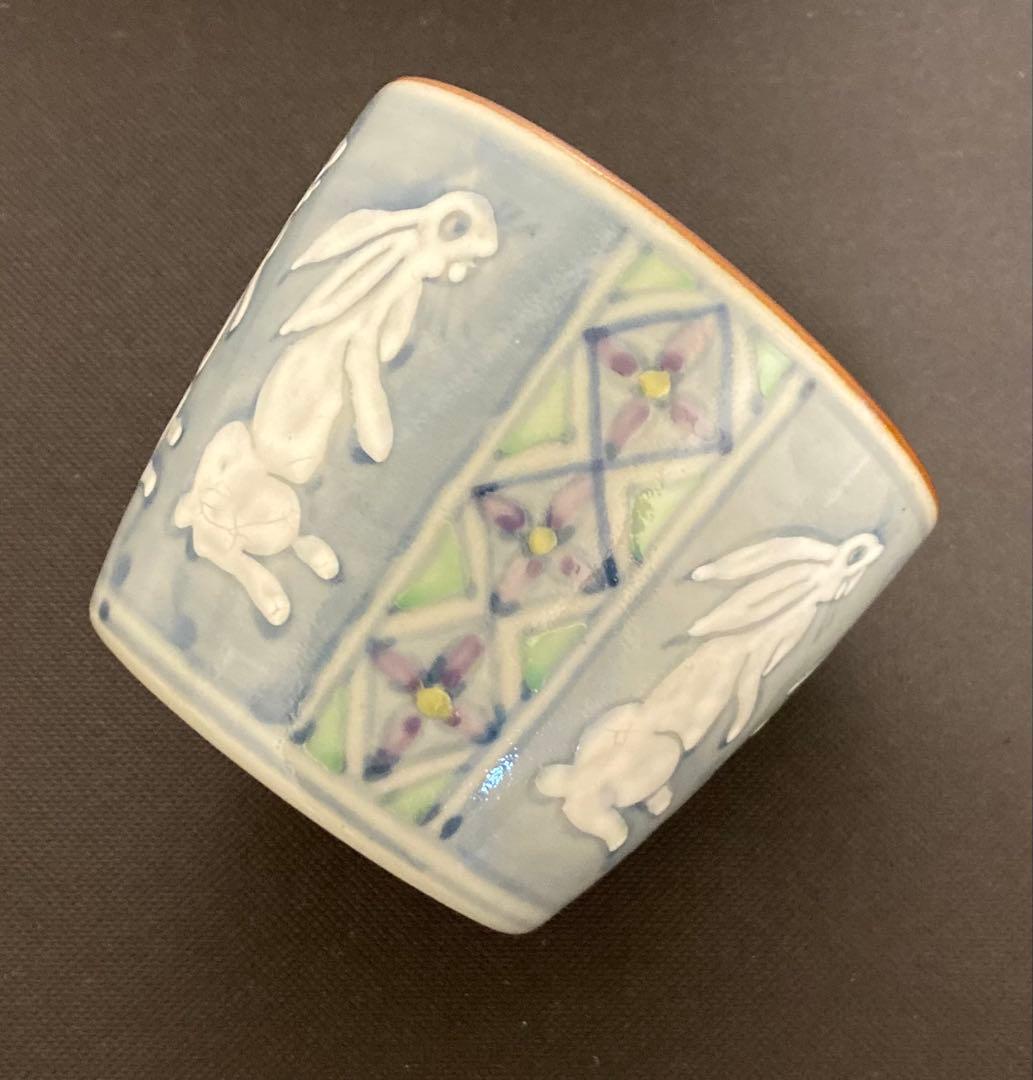 佐藤走波（五代）染錦　絵変り①　5客　蕎麦猪口