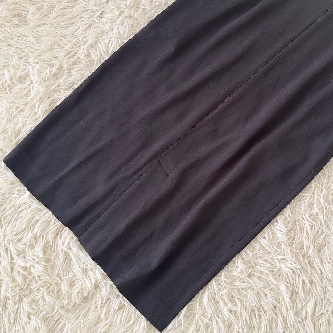 美品 BEIGE, ベイジ✨CINDY クルーネックドレス チャコールグレー 2