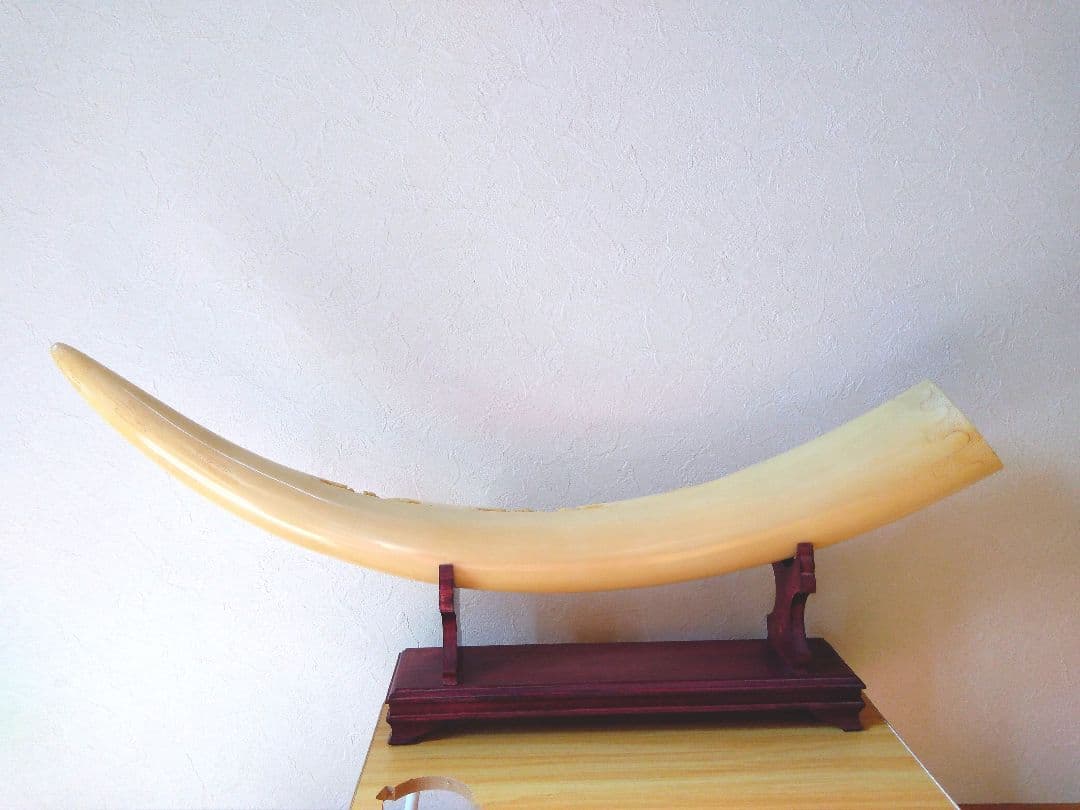 象牙風 一本物 置物 オブジェ 七福神 骨董品 彫り物 インテリア 骨董 象牙調