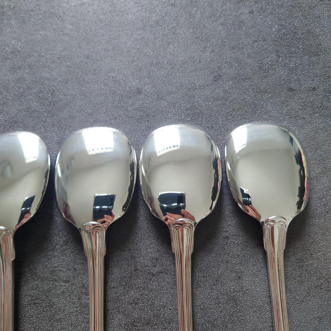 希少 極美品 クリストフル ポートロイヤル アイスクリームスプーン 6点