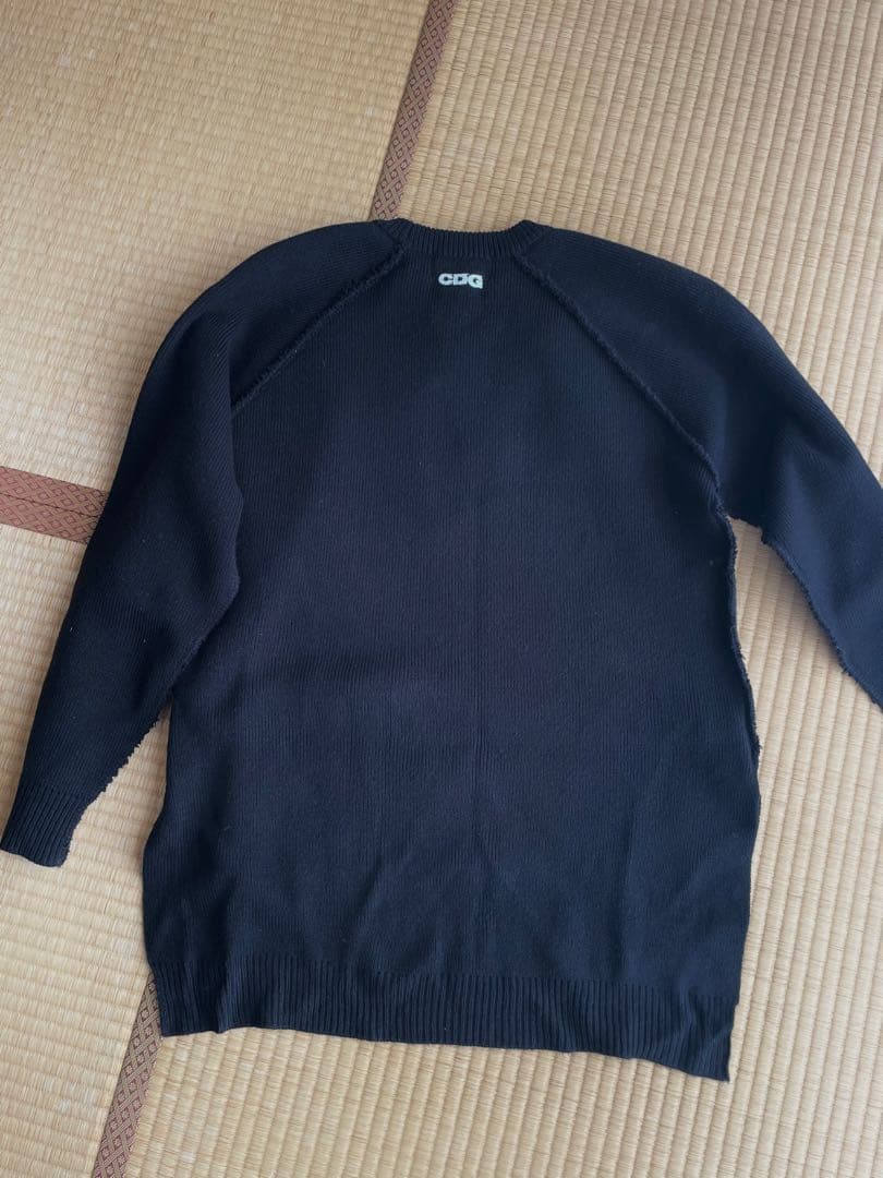 CDG OUTSIDE SEAM LONG BACK PULLOVER サイズL