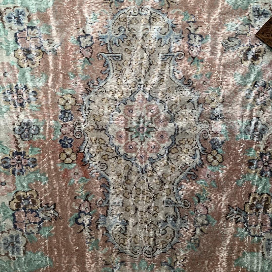 特大　超超大判　292✖️171テラコッタブラウン　トルコヴィンテージラグ