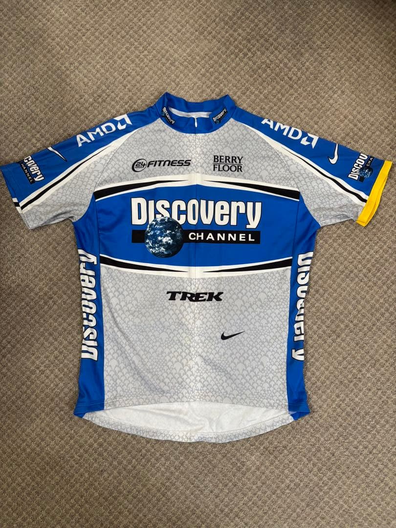 【美品】サイクルジャージ セット Discovery Channel サイズXL