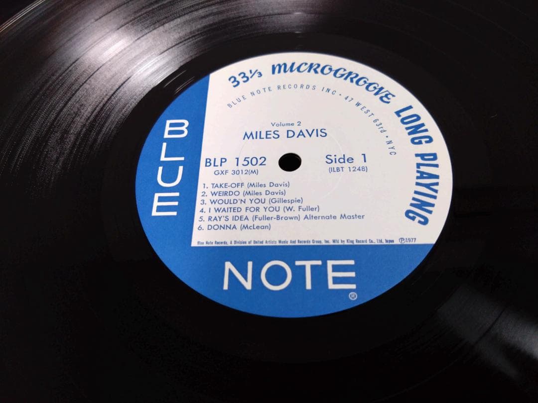 MILES DAVIS VOLUME1&VOLUME2 LPレコード 2枚セット