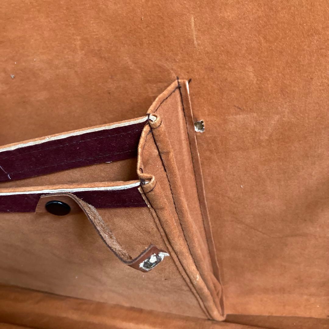 超特大 ヴィンテージ レザートランクケース トランクバッグ 80cm×44cm