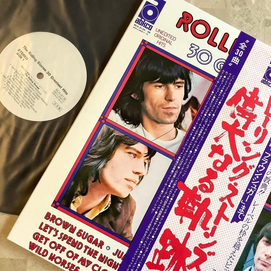 激レア!非売品! レコード新品! ローリングストーンズ 2枚組 ベスト30曲