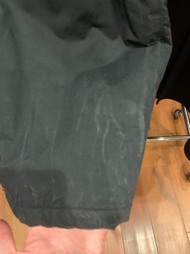 【汚れ&ベタつきあり】PRADA コート ダークグレー S