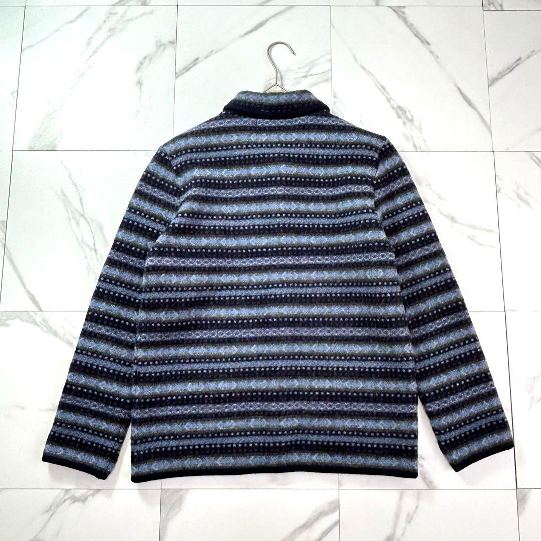 美品✨マドモアゼルノンノン ウールカーディガン ジャケット Lサイズ ネイビー