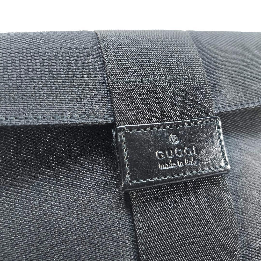 極美品 グッチ ミニポーチ クラッチバッグ GUCCI 黒 ブラック
