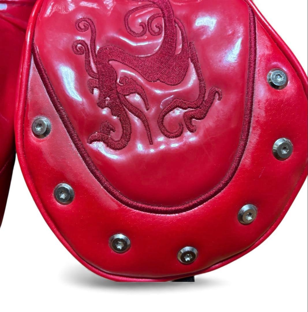 【超希少】ダンスウィズドラゴン キャディバッグ & ヘッドカバー3点 赤