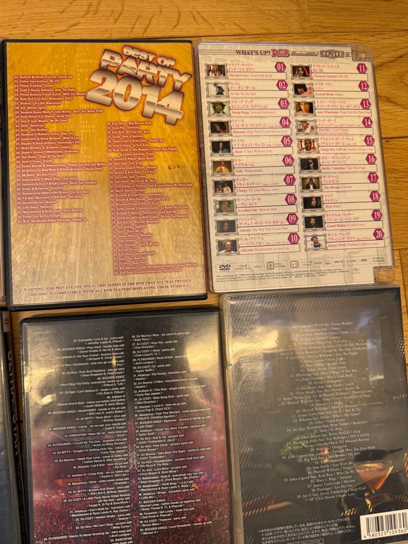 Best of partyなどの洋楽DVDコレクション　まとめ売り18枚セット