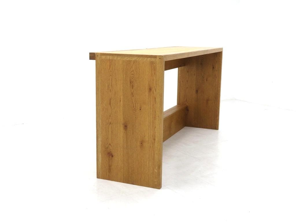 展示品　クラッシュゲート　オーク材　カウンターテーブル　キッチン　カフェ