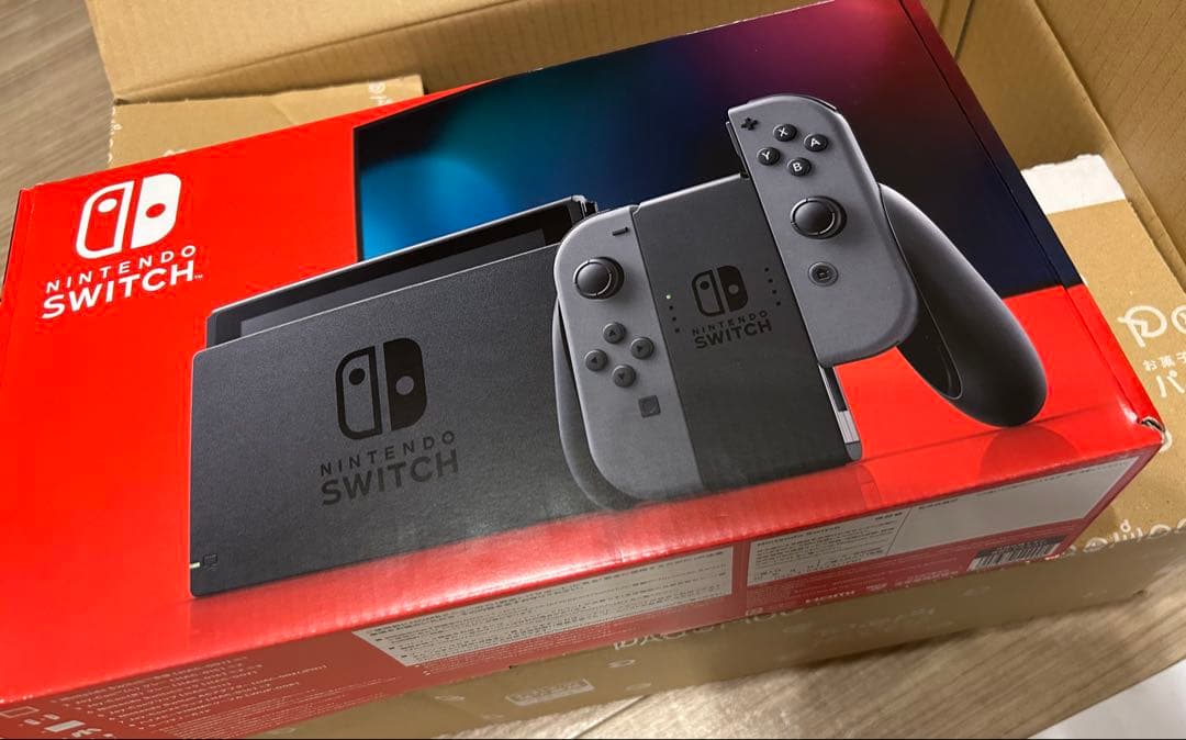 Nintendo Switch本体(バッテリー強化版・付属品付き・SD付き)