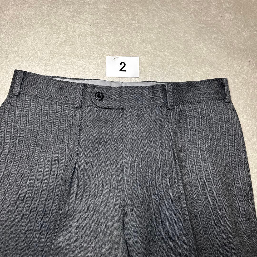 02 極美品　マッキントッシュロンドン　スリーピース　スーツ　A5 グレー