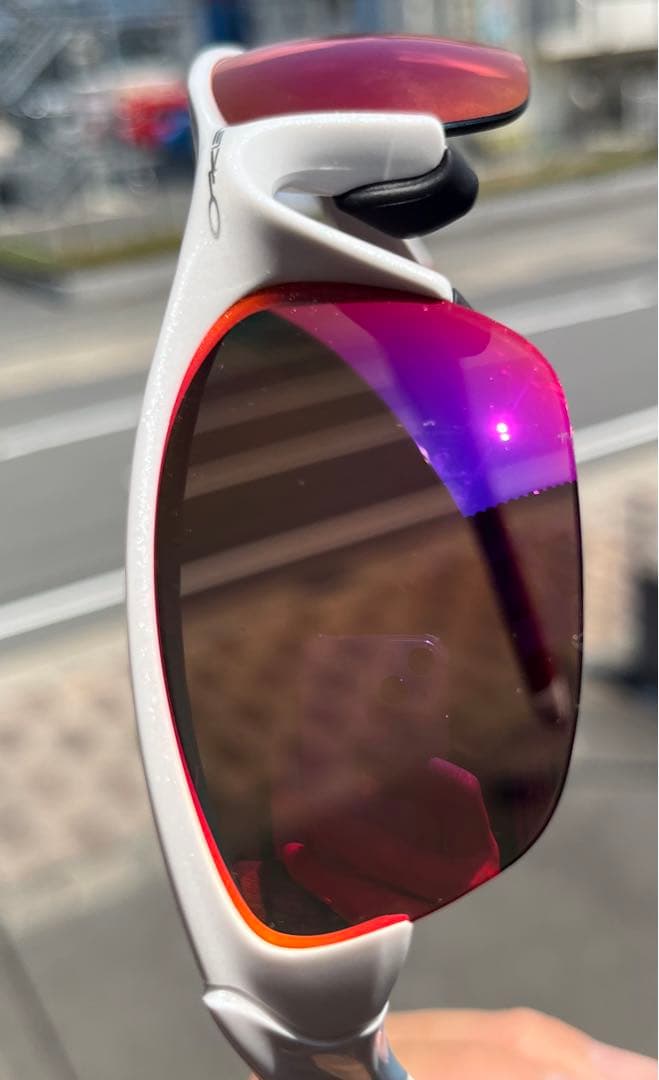 オークリー　カスタムサングラス　レディース　偏光　ハーフジャケット