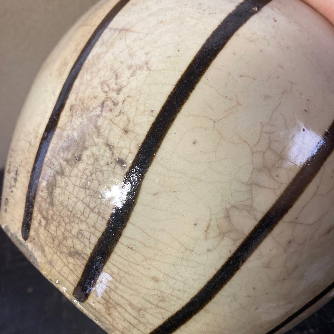 白丹波花文水指16cm19cm