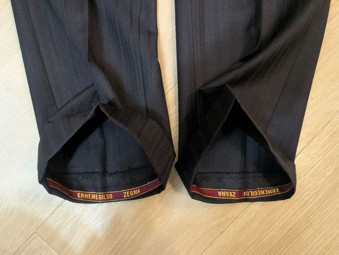 【美品】Ermenegildo Zegna ゼニア トロフェオ ブラック