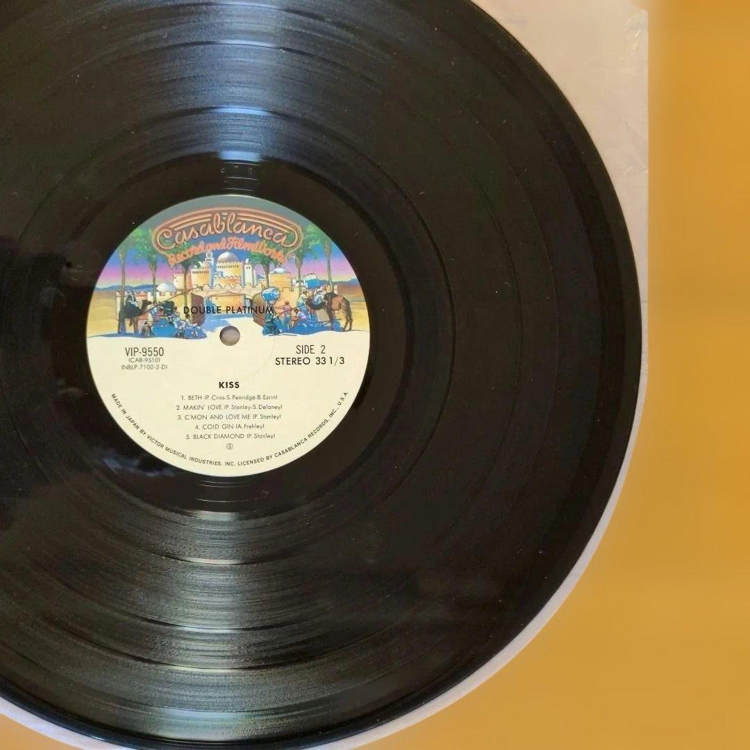 《帯無し》キッス／ダブル • プラチナム【ポスター付き】レコード
