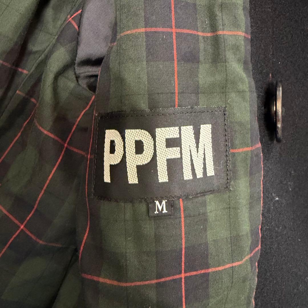 ナ*コ様 PPFM ナポレオンジャケット 銀ボタン ウール ブラック　M y2k