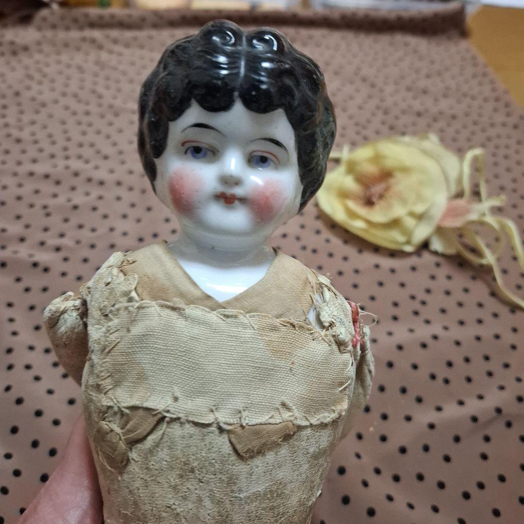アンティーク★チャイナヘッドドール★パリアンドール★ビスクドール★訳有り品