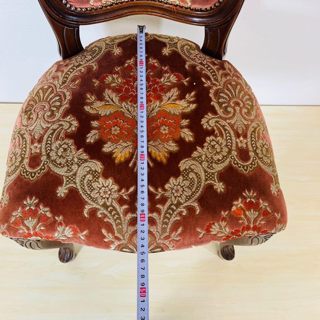 イタリア製 ダイニングチェアー 猫足 猫脚 椅子 イタリア家具 インテリア ②