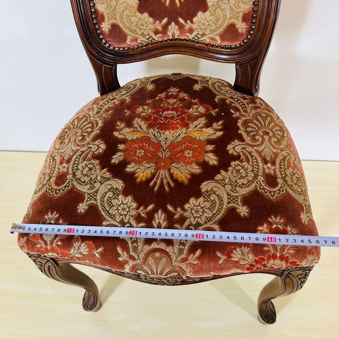 イタリア製 ダイニングチェアー 猫足 猫脚 椅子 イタリア家具 インテリア ②