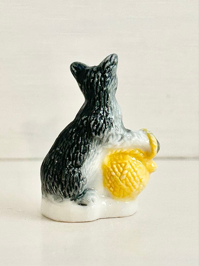 【希少】アトラス　猫のフェーブセット　ネコ　フェーヴ　フランス製陶器