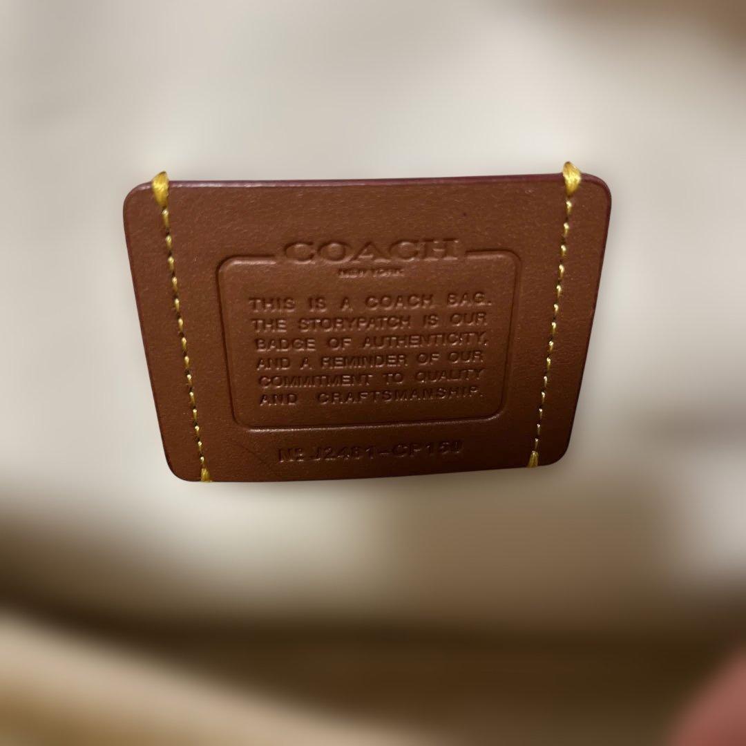 【極美品】★coach★タビーショルダーバッグ26 キルティング　CP-150