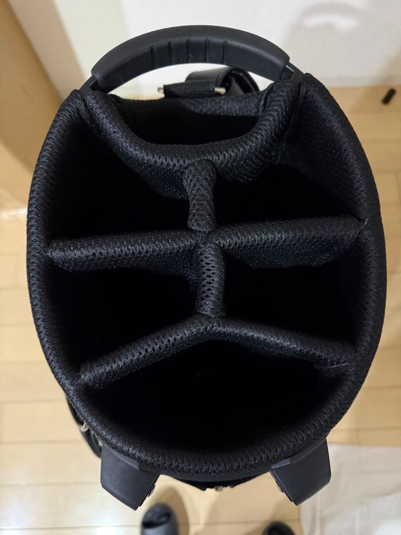 PEARLY GATES ゴルフバッグ 89 ブラック　パリーゲイツスタンド付き