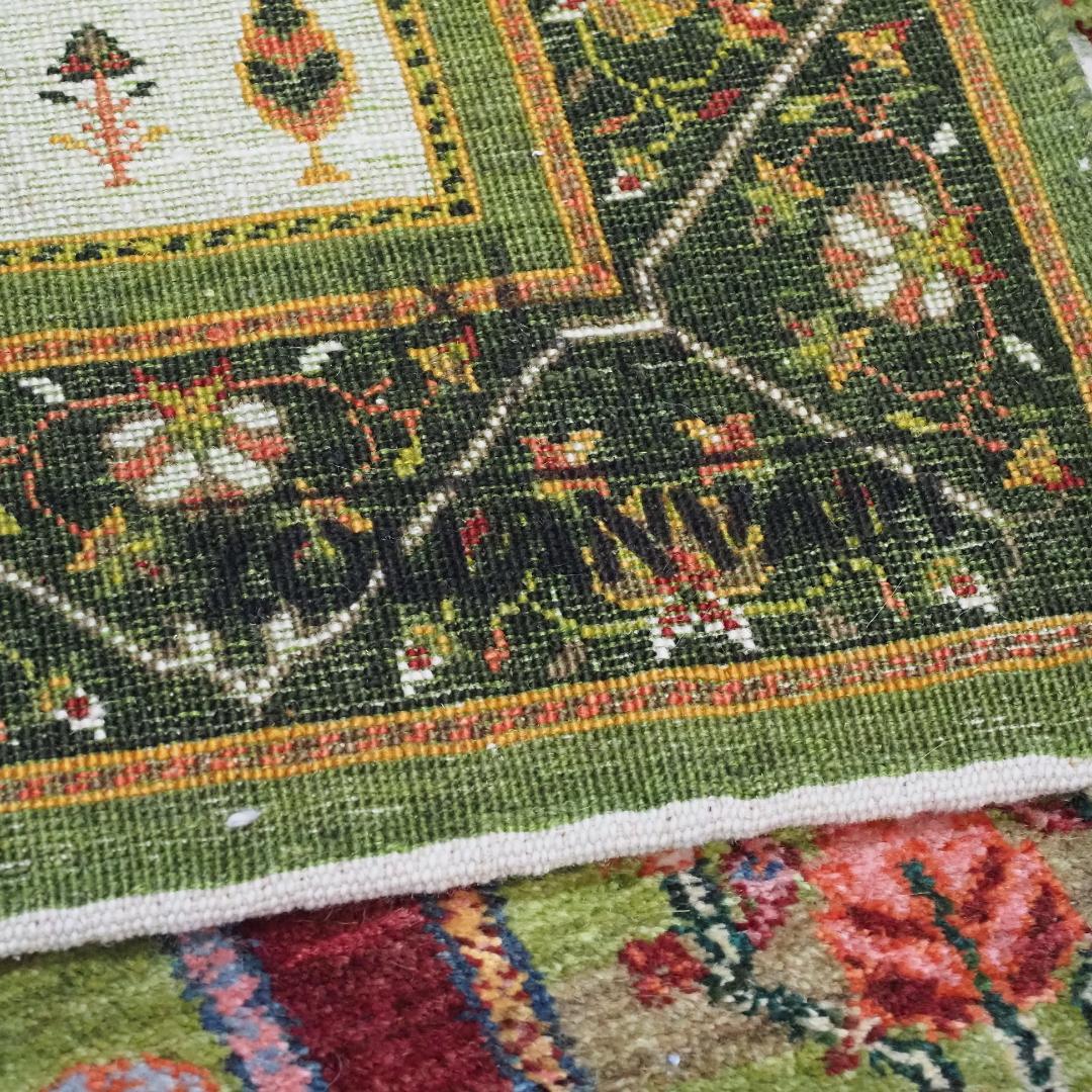 ゾランヴァリ　ギャッベ（ルリバフ）・玄関マットサイズ