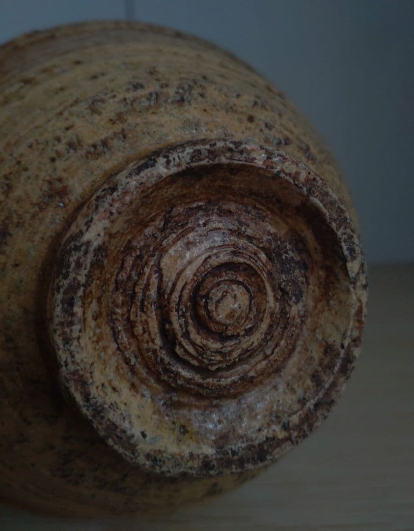 【伝世品】江戸時代　伊羅保　茶碗　李朝　高麗青磁　青井戸