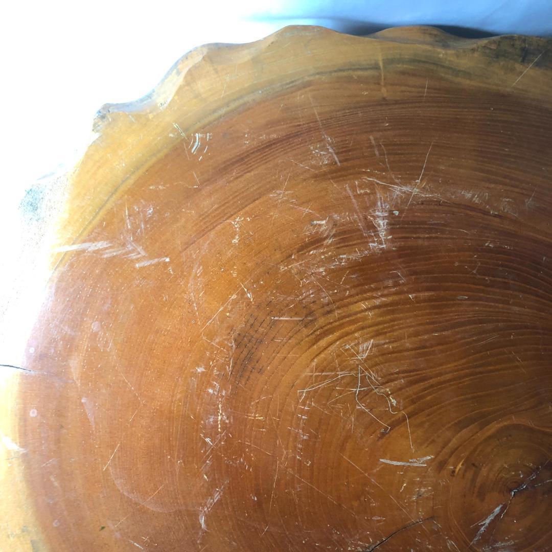 盆栽台、華台　花台　盆栽卓　飾り台　天然木 　53㎝、7.1kg