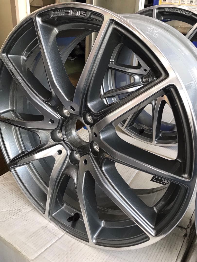 美品中古　ベンツEクラスAMG純正アルミホイル 4本