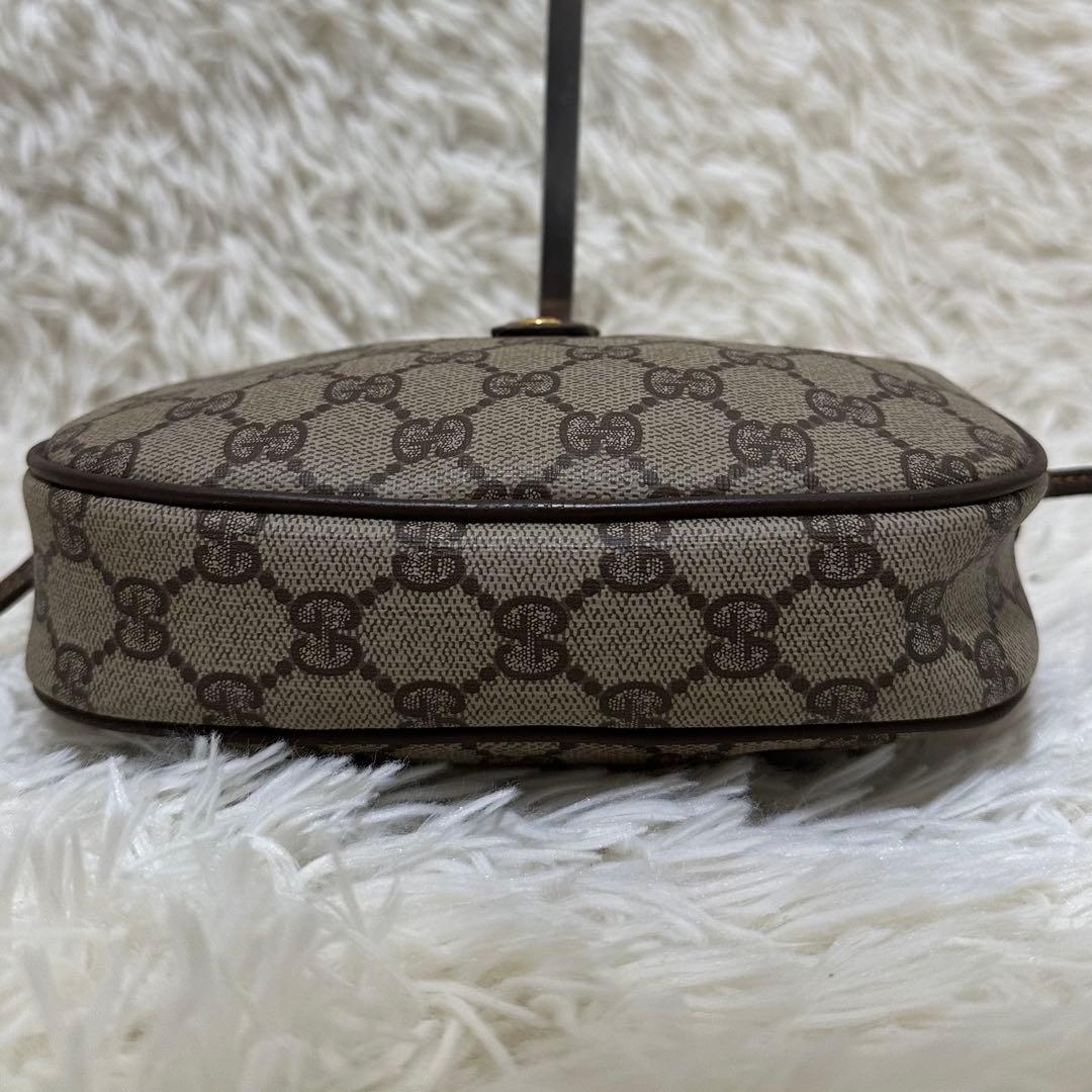 値下げ 袋付き グッチ GG 金具 レザー ショルダーバッグ シェリーライン
