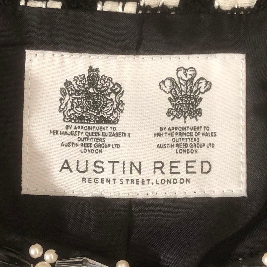 新品未使用 オースチンリード ツイードジャケット ビジュー ペプラム