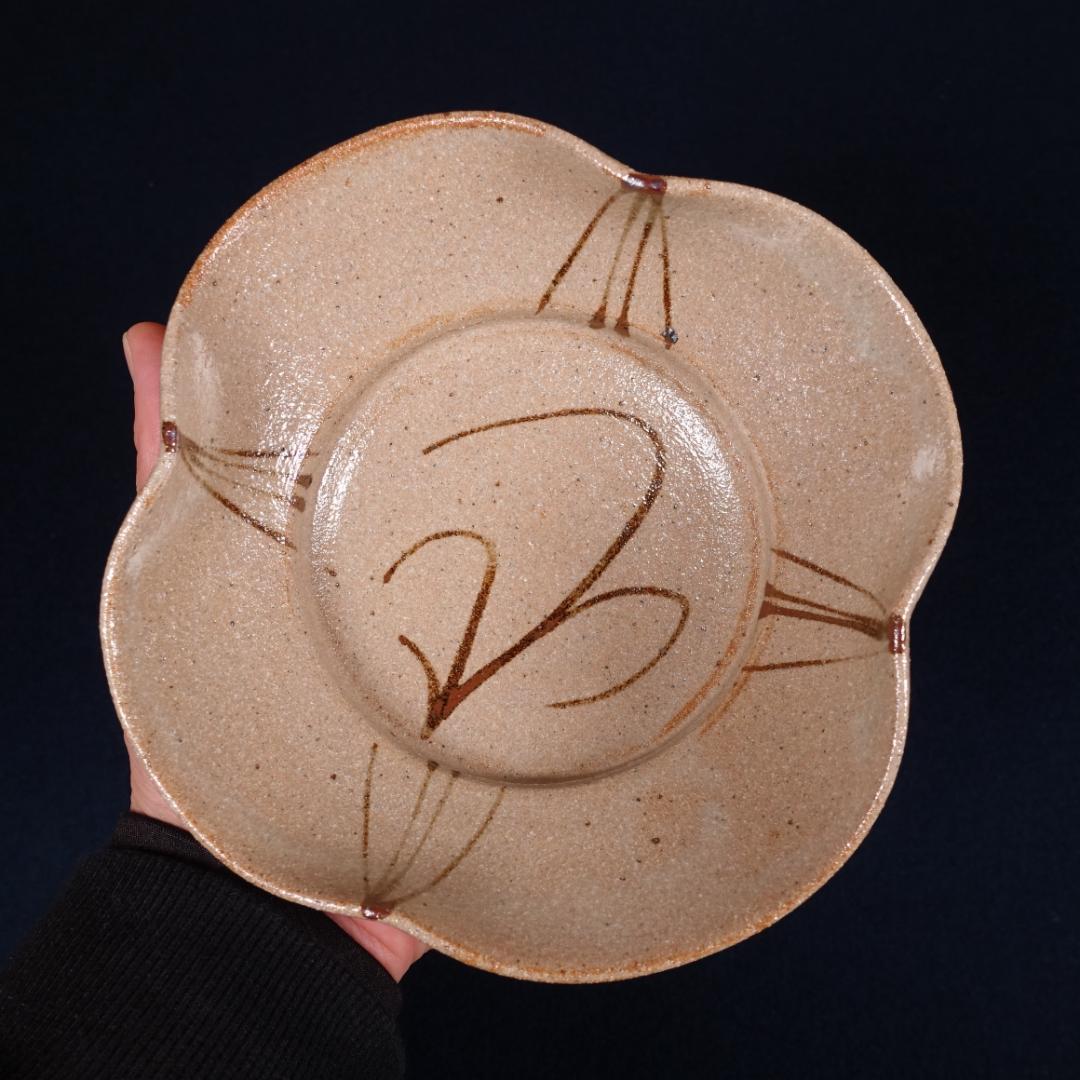 13代 中里太郎右衛門窯 絵唐津 平向付 10客 共箱