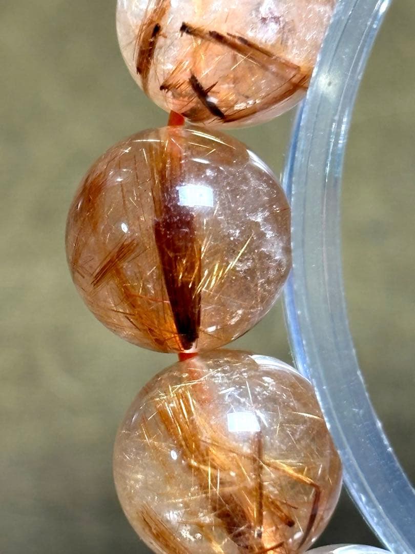 【新入荷】　タイガータイチンルチルブレス12㎜　（新品未使用）高品質　針しっかり