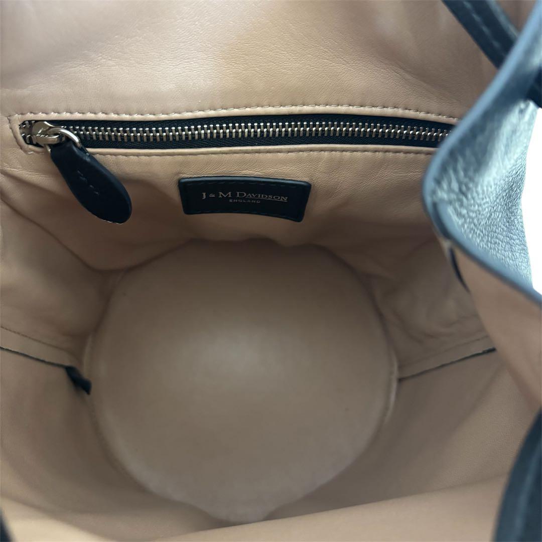 J&M DAVIDSON ミニデイジー スタッズ ショルダーバッグ ブラック