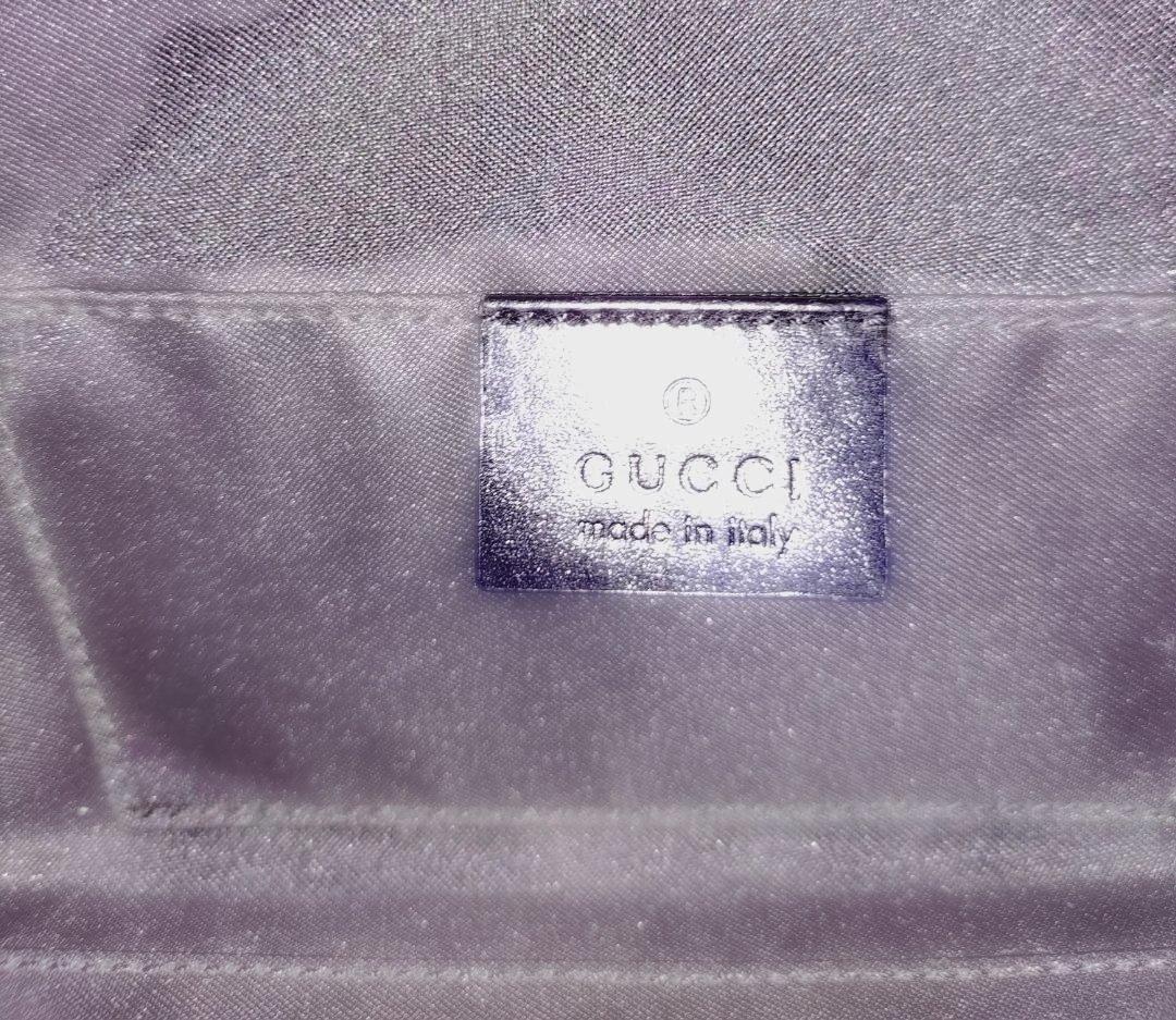 GUCCI スエード GG ショルダーバッグ 黒